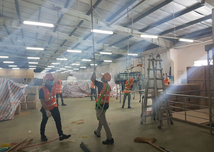 dich vu quet mang nhen nha xuong