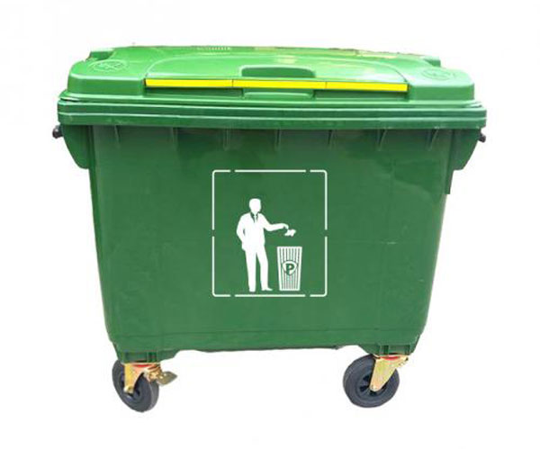 Thung rac 660 lit