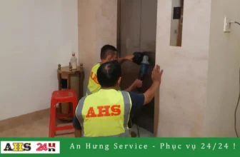 đánh bóng thang máy inox