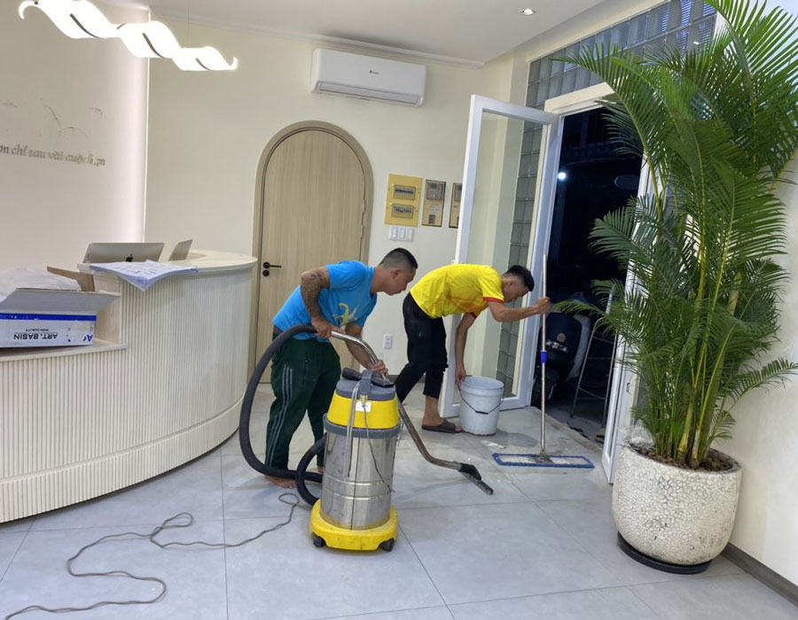 Ve sinh cong nghiep cuoi nam