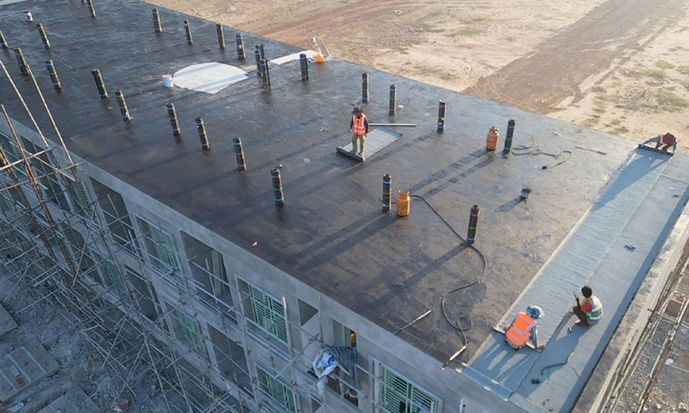 Chong tham san thuong toa nha