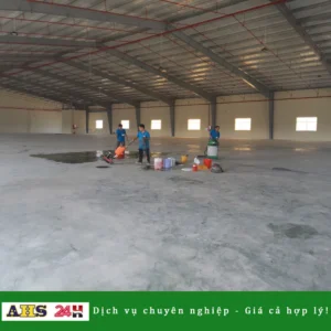 tổng vệ sinh nhà xưởng sau xây dựng