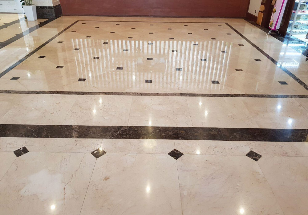 Sàn đá Marble đã được đánh bóng sáng đẹp