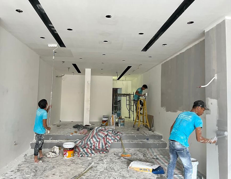 Lan son nuoc cong trinh xay dung