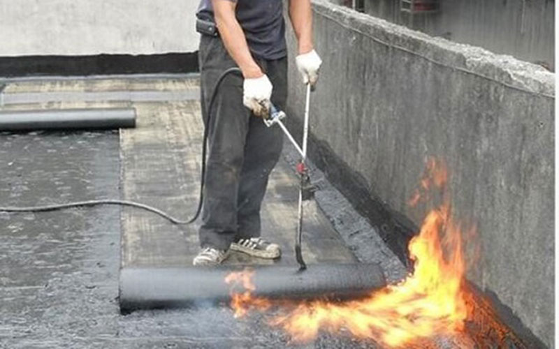 Chống thấm bằng màng khò nóng 4 Màn khò chống nóng